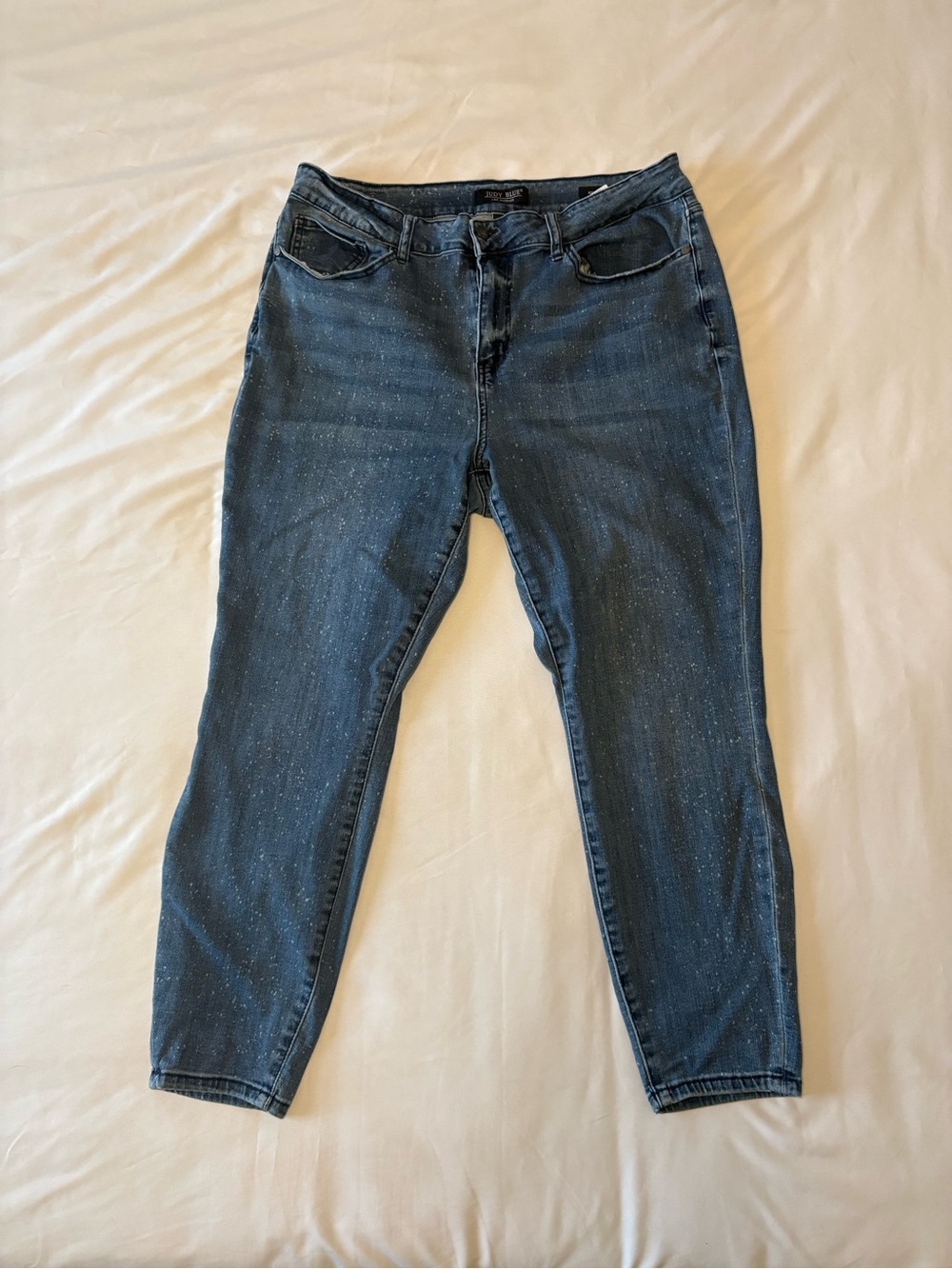 Judy Blue Relaxed Fit - Paint Splatter Pattern
